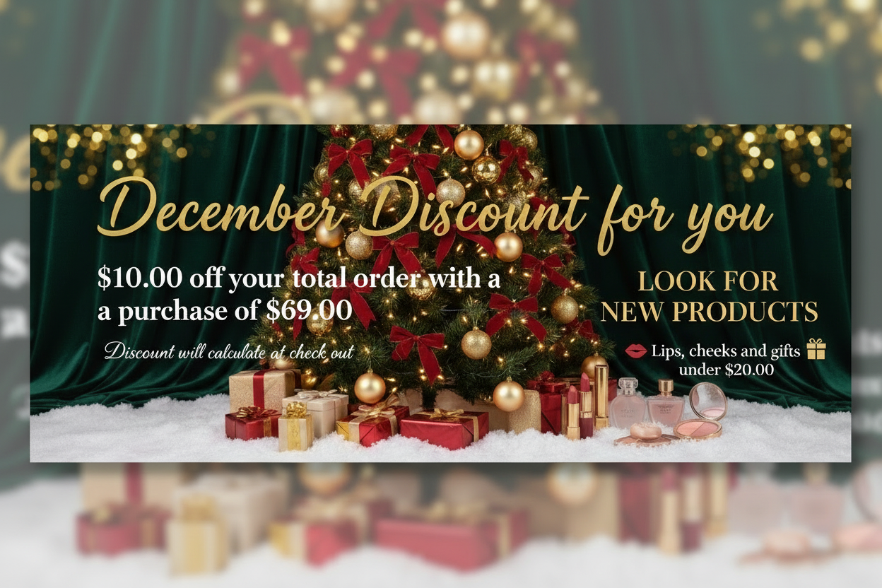 December Discount Banner - Corrected